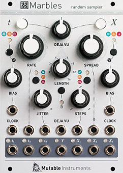 Mutable Instruments Plaits Percussion Synth Module w/Splitter and Cloth